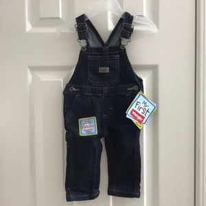Brand new with tags baby denim overalls